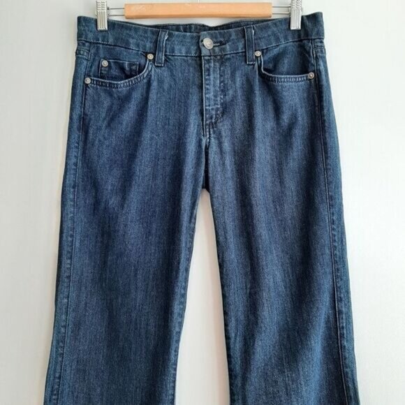 FIDELITY | Octavia Mid Rise Trousers Flare Leg Jeans Jett Rinse Sz 29 - Picture 3 of 12